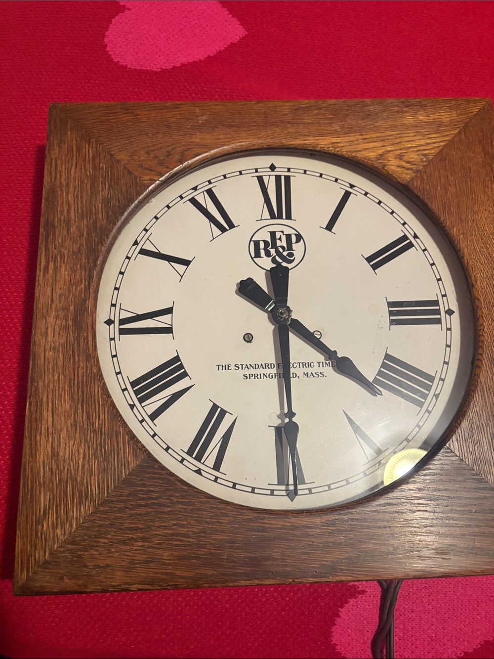 Vintage Springfield clock
